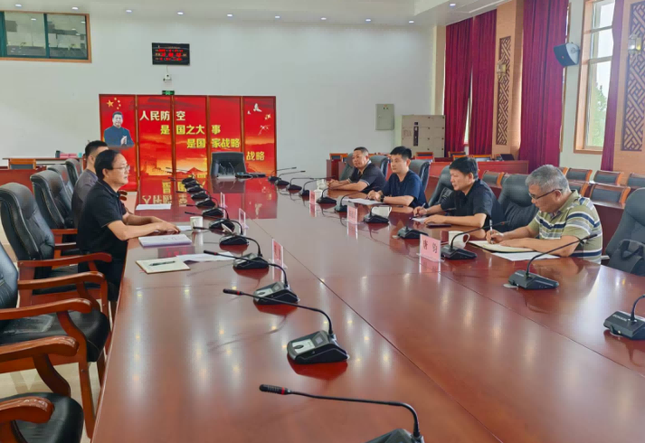 铜陵市国防动员办来淮北考察早期人防工程维管工作