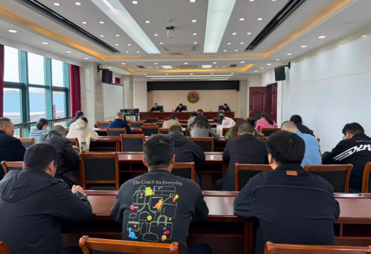 淮北市国防动员办公室召开事业单位工作人员期满考核测评会